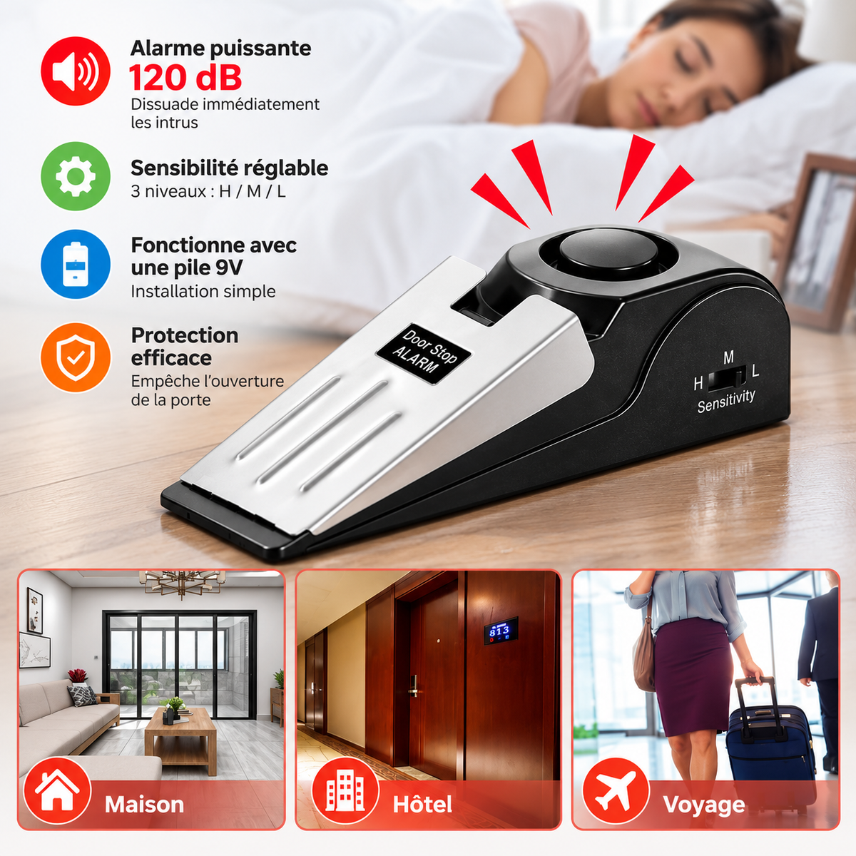120 dB Door Alarm